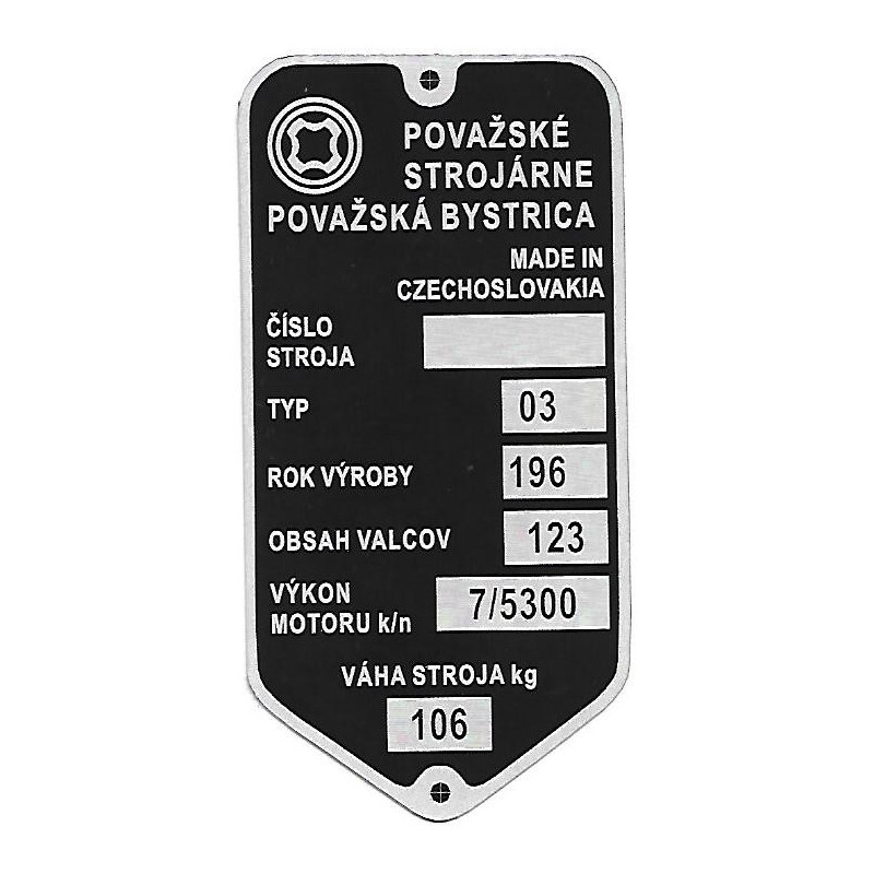 štítok JAWA Manet 03