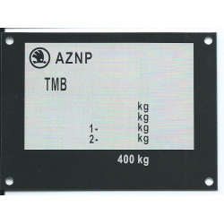 štítok Škoda AZNP