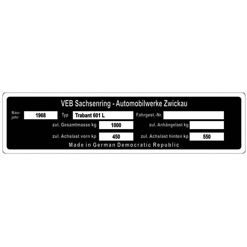 štítok Trabant univerzálny 2