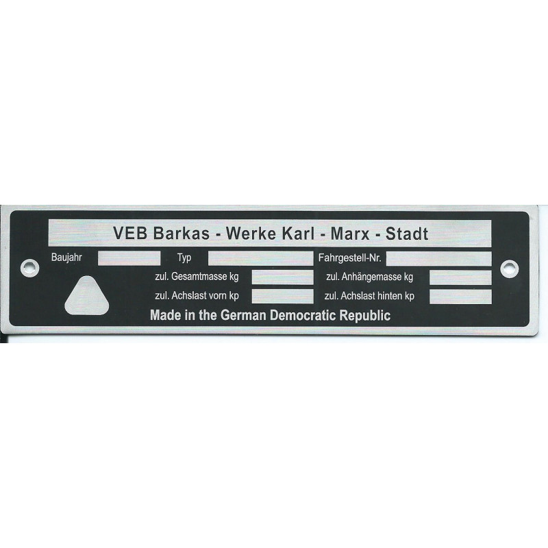 štítok Barkas univerzálny