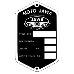 štítok MOTO JAWA - 2