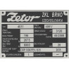 štítok Zetor 4011