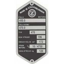 štítok ČZ 470
