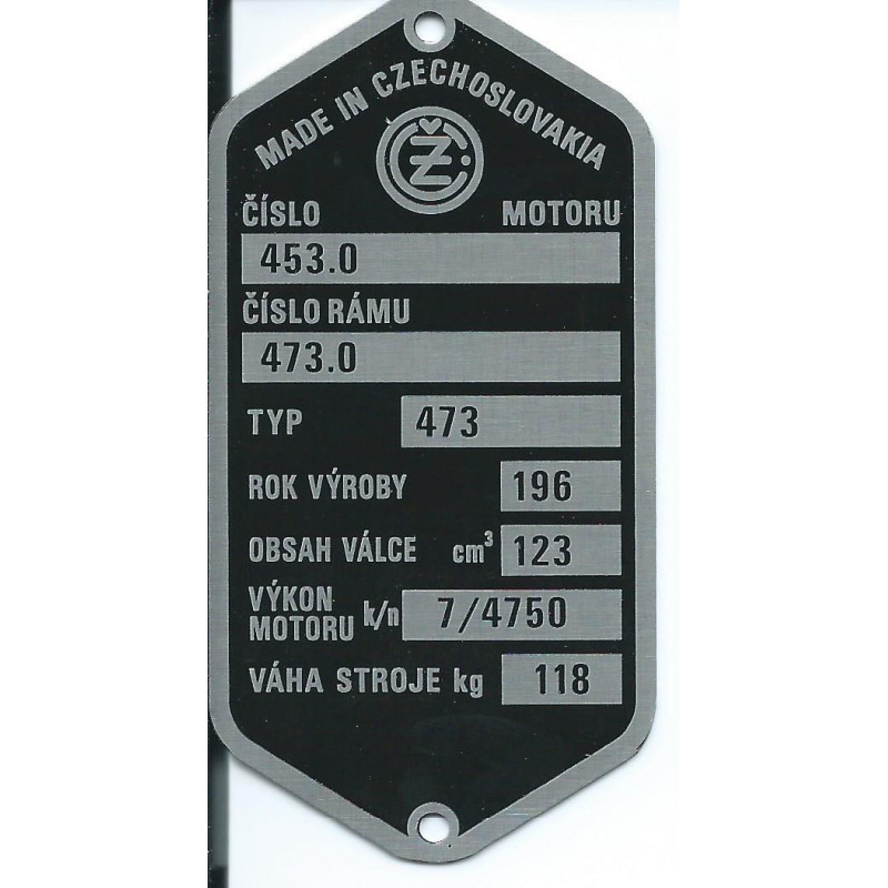 štítok ČZ 473